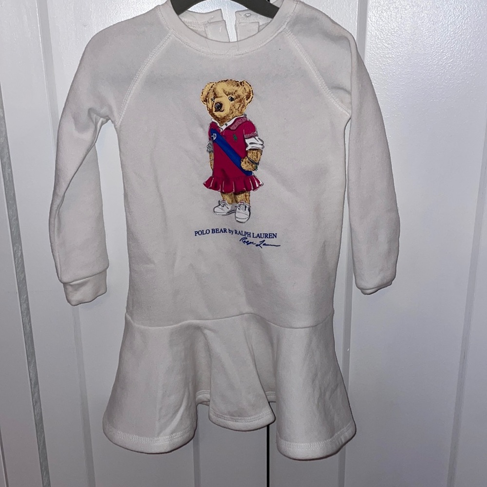 Ralph Lauren Toddler Girl Sweatshirt Dress (24 mo)